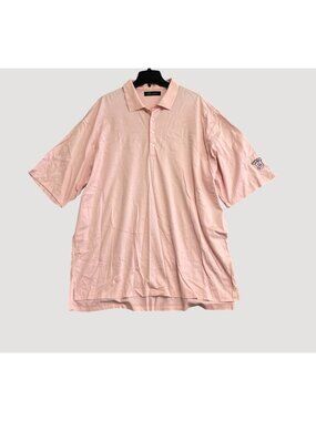Byron Nelson Men's XXL  Pink Polo Shirt Golf Logo Short Sleeve P0111